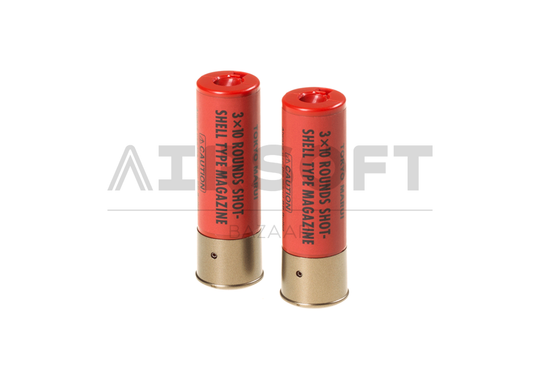 Shotgun Shells 2pcs 30rds Red