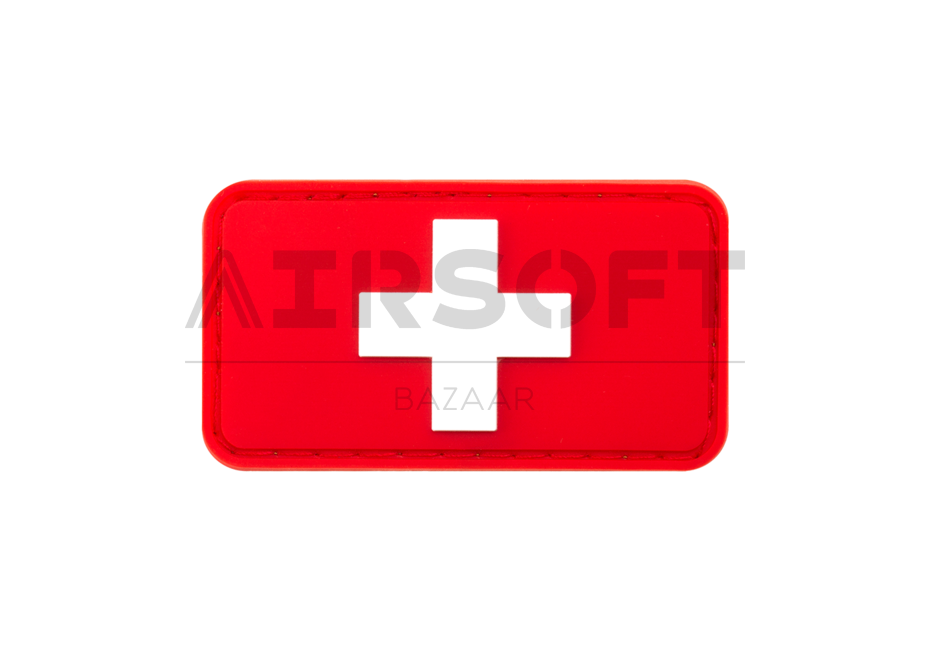 Swiss Flag Rubber Patch