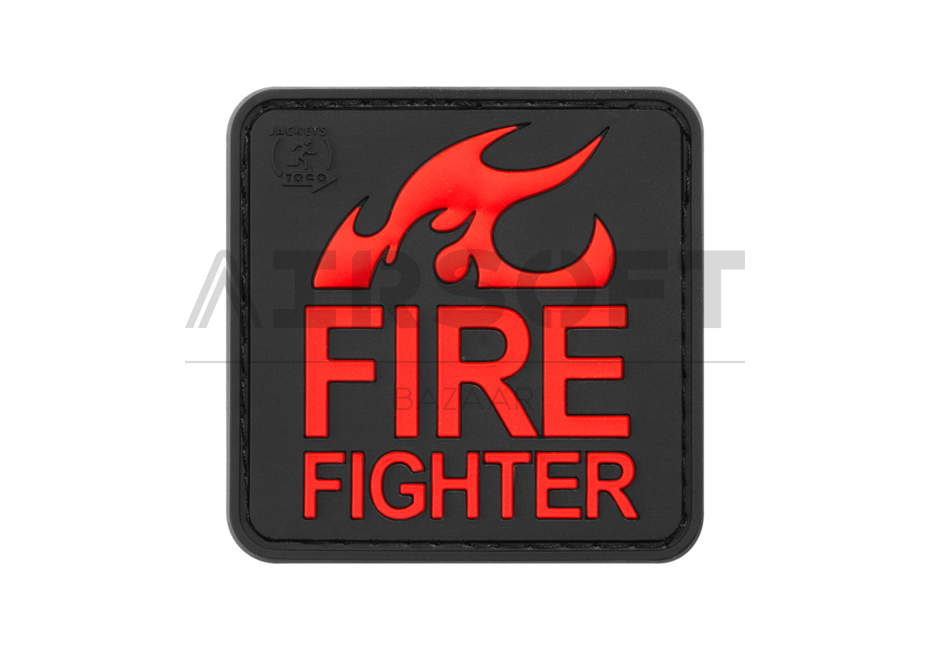 Fire Fighter Rubber Patch