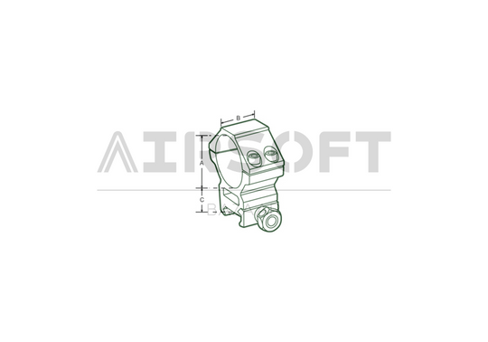 25.4mm Mount Rings Medium