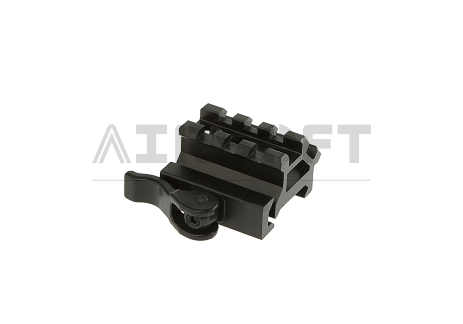 QD Angle Mount Double Rail 3-Slot