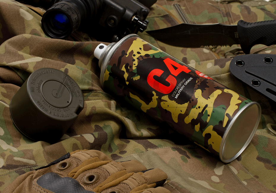 C4 Mil Grade Color Spray RAL 6014