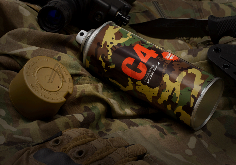 C4 Mil Grade Color Spray RAL8000