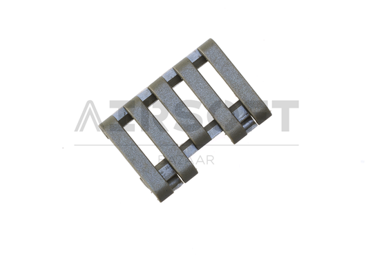 5-Slot Rail Cover with Wire Loom