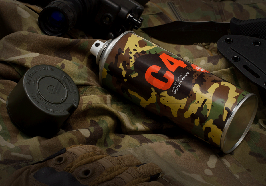 C4 Mil Grade Color Spray RAL 6006