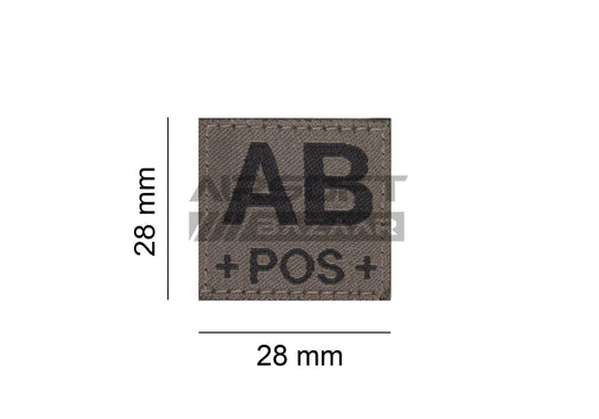 AB Pos Bloodgroup Patch