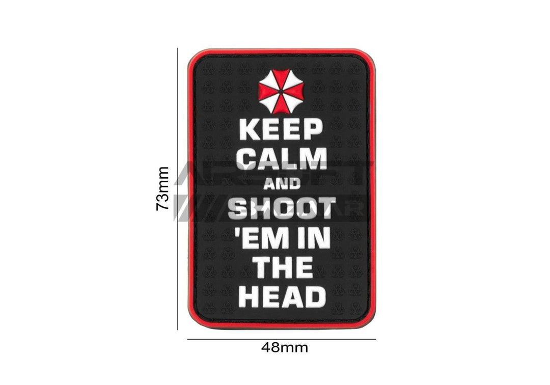 Keep Calm and Shoot Rubber Patch