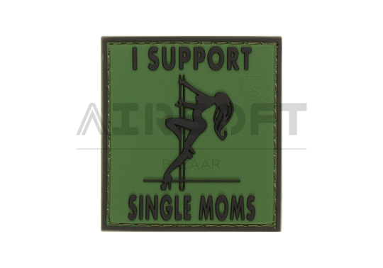 I Support Single Mums Rubber Patch