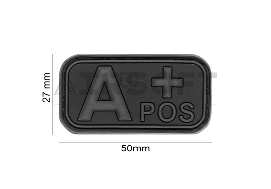 Bloodtype Rubber Patch A Pos