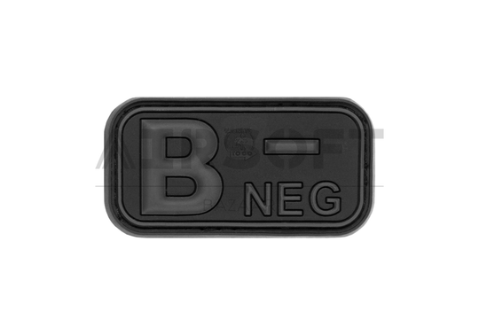 Bloodtype Rubber Patch B Neg