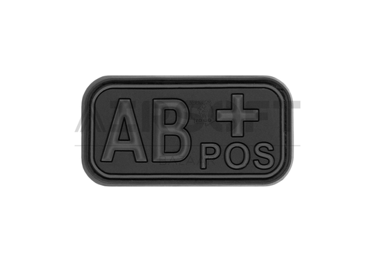 Bloodtype Rubber Patch AB Pos