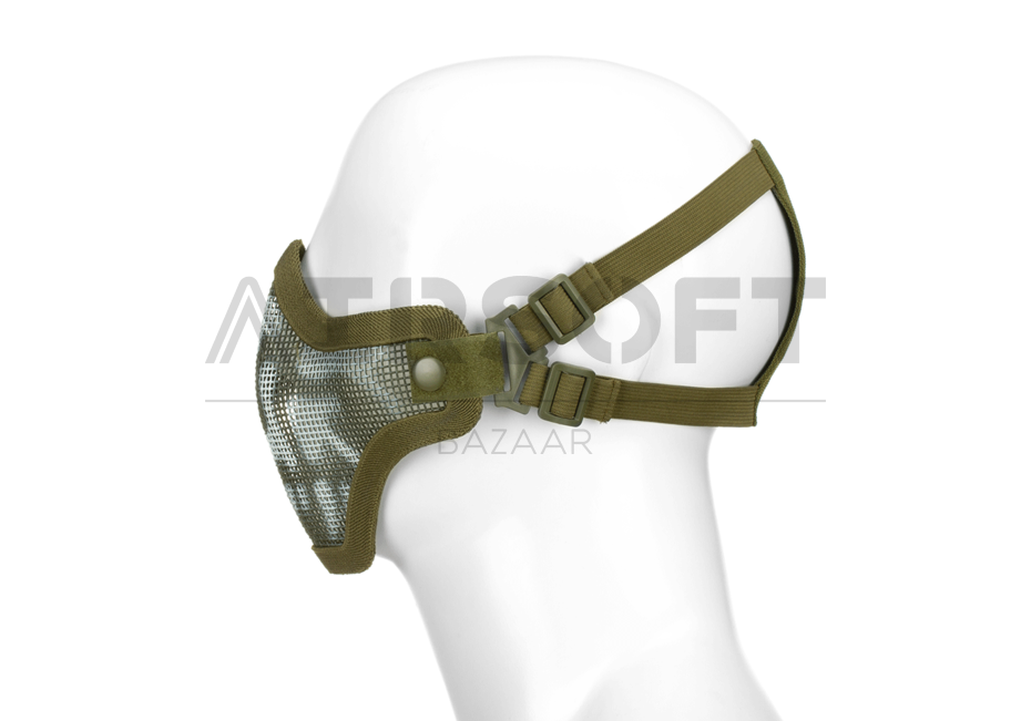 Steel Half Face Mask Death Head