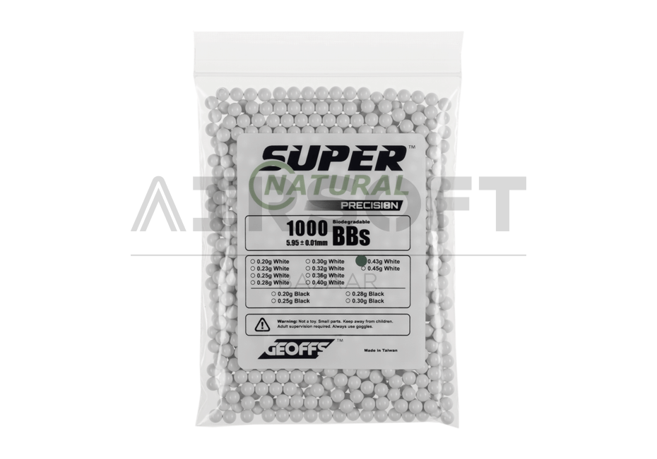 0.43g Bio BB Super Natural Precision 1000rds