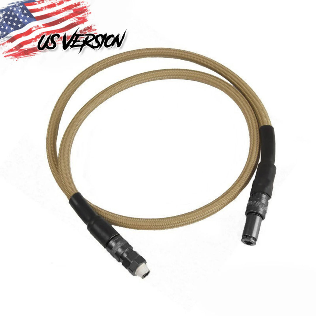 Balystik 8mm Deluxe Braided Line voor HPA regulator (US) - Dark Earth