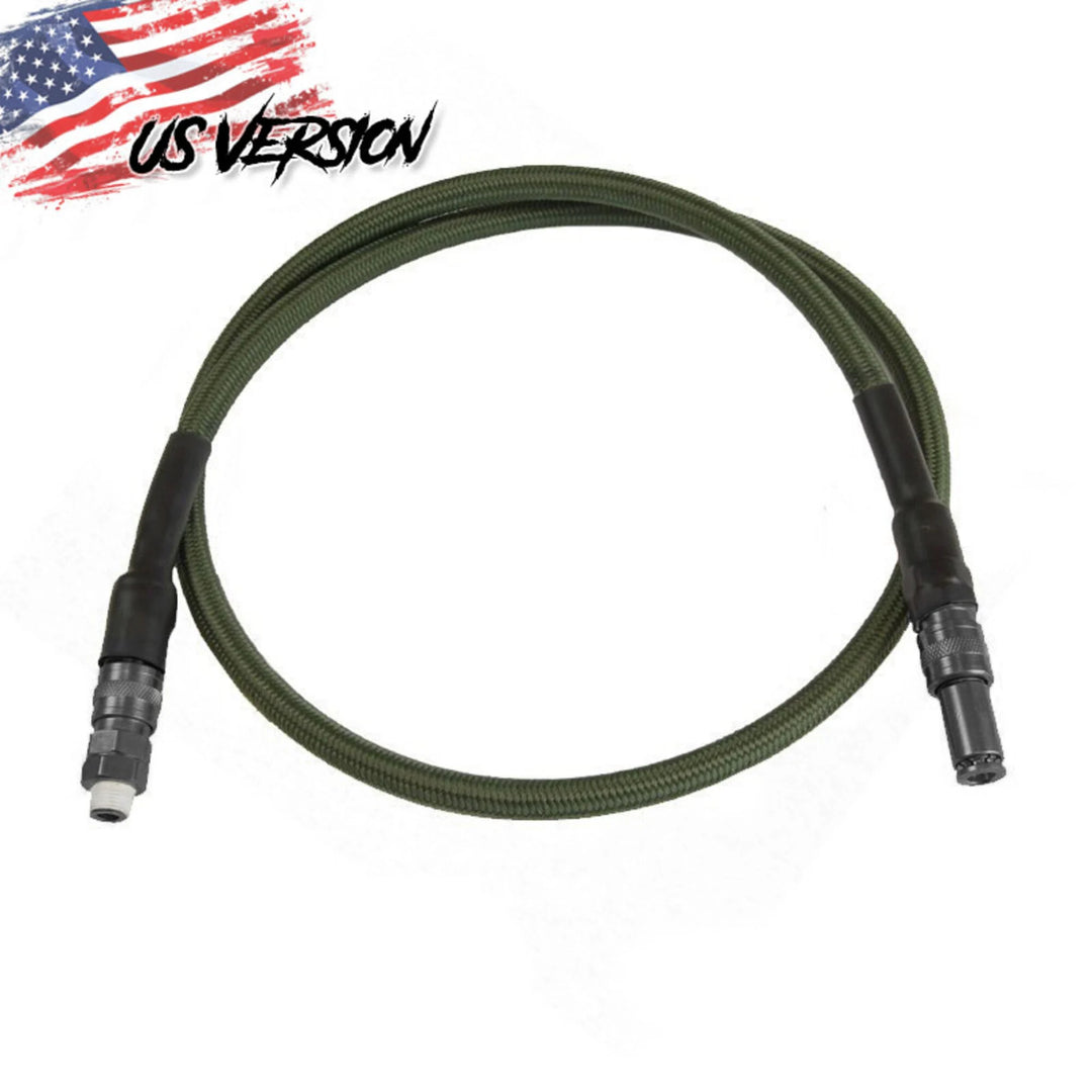 Balystik 8mm Deluxe Braided Line voor HPA regulator (US) - Olive Drab
