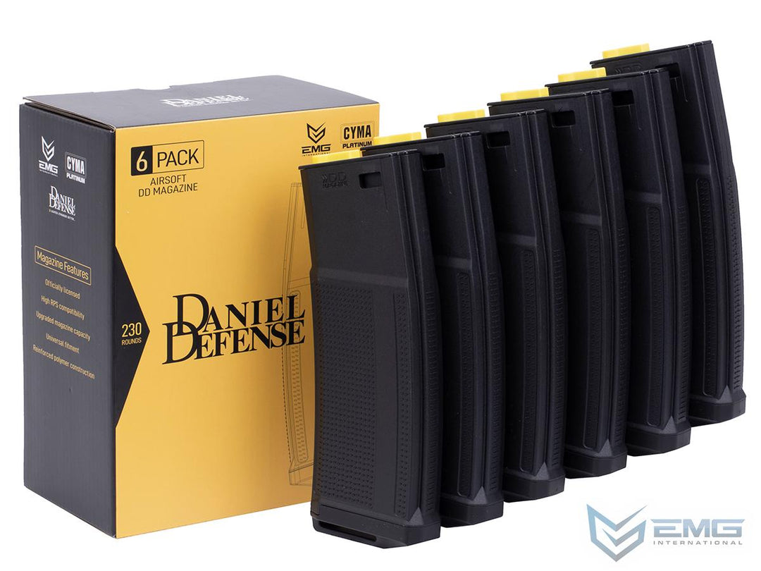 EMG Daniel Defense 230rds mid-cap magazine for M4 - pack of 6