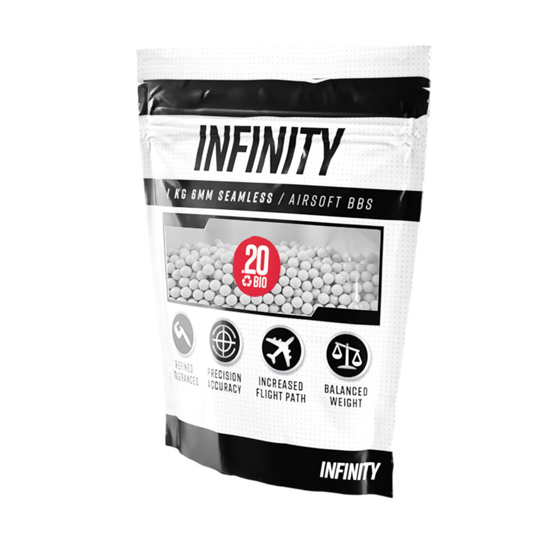 Valken Infinity 0.20g 5,000ct Biodegradable Airsoft BBs (1kg)
