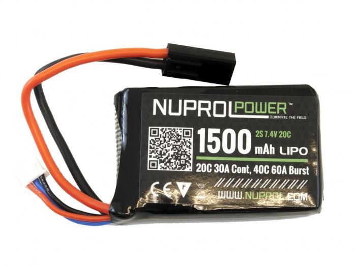Nuprol Power Lipo – PEQ Micro – 1500mah 7.4V