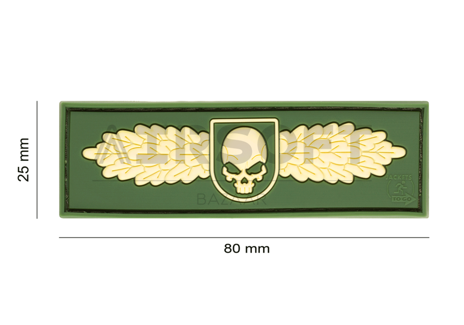 SOF Skull Badge Rubber Patch