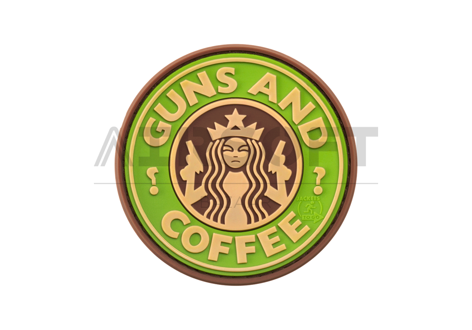 Guns and Coffee Rubber Patch