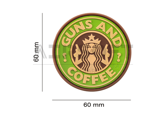 Guns and Coffee Rubber Patch