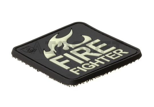 Fire Fighter Rubber Patch