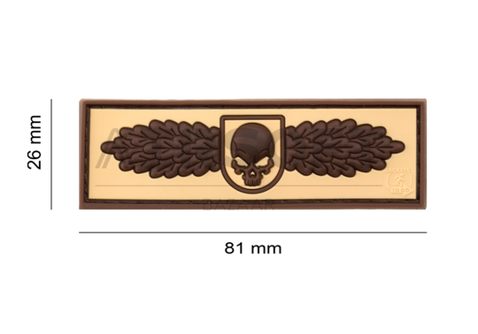 SOF Skull Badge Rubber Patch