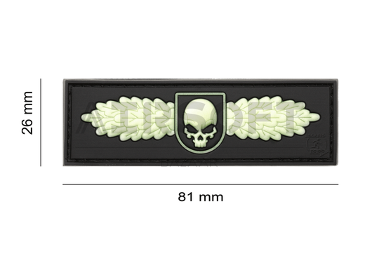 SOF Skull Badge Rubber Patch