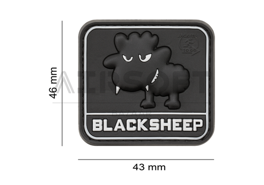 Little Black Sheep Rubber Patch