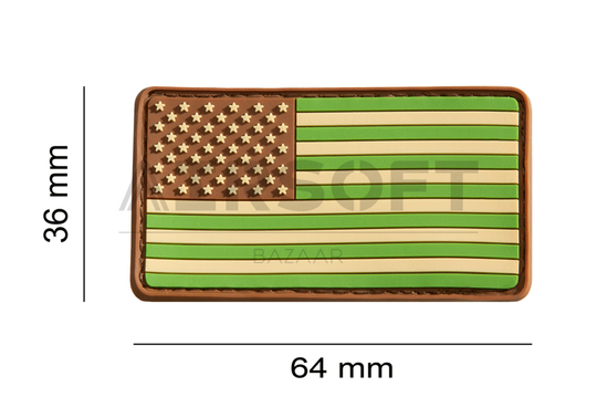 US Flag Rubber Patch