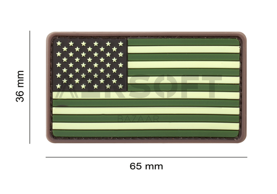 US Flag Rubber Patch