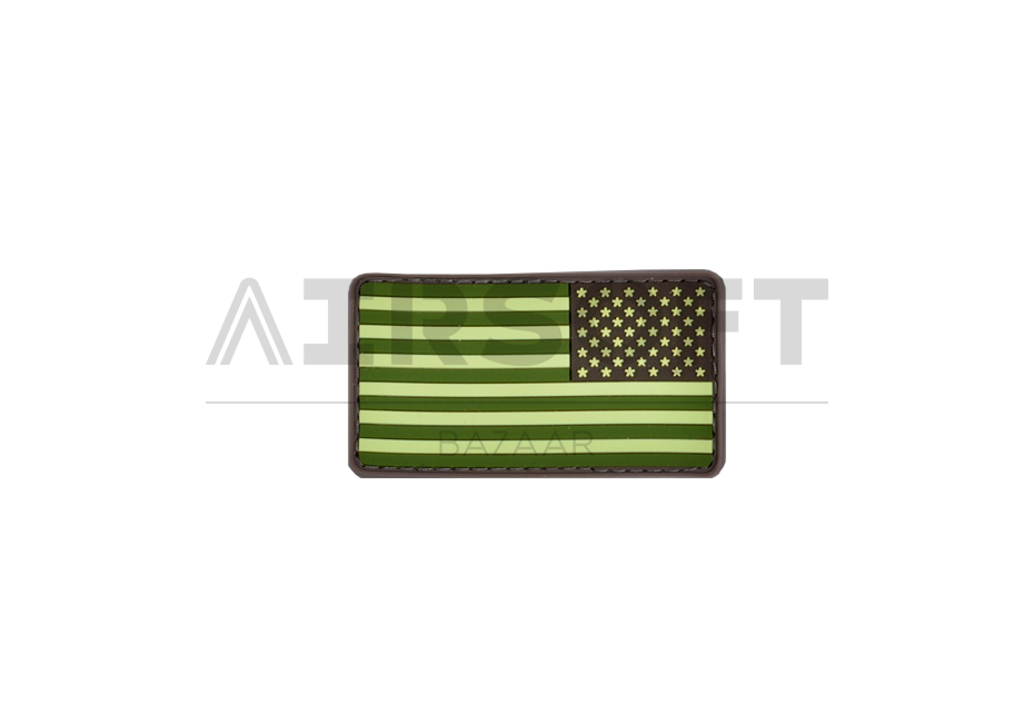 US Flag Rubber Patch Reversed