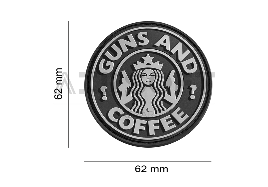 Guns and Coffee Rubber Patch