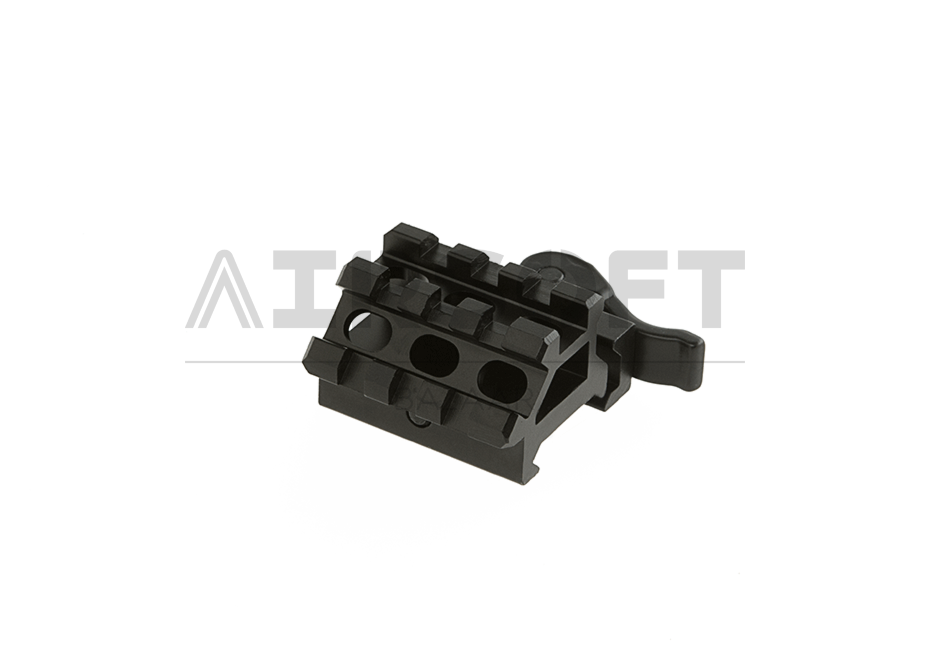 QD Angle Mount Double Rail 3-Slot