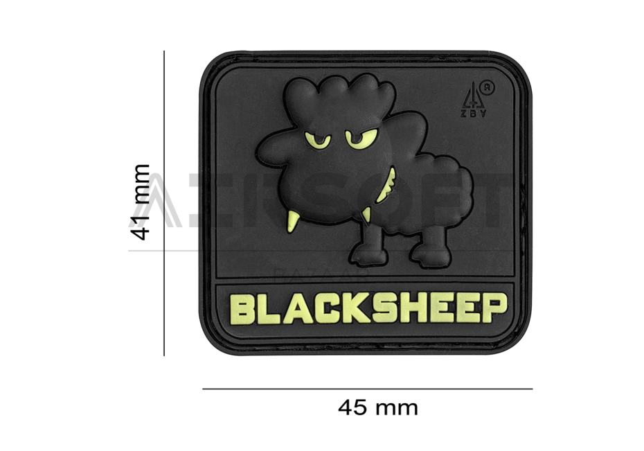 Little Black Sheep Rubber Patch