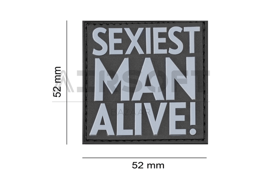 Sexiest Man Alive Rubber Patch