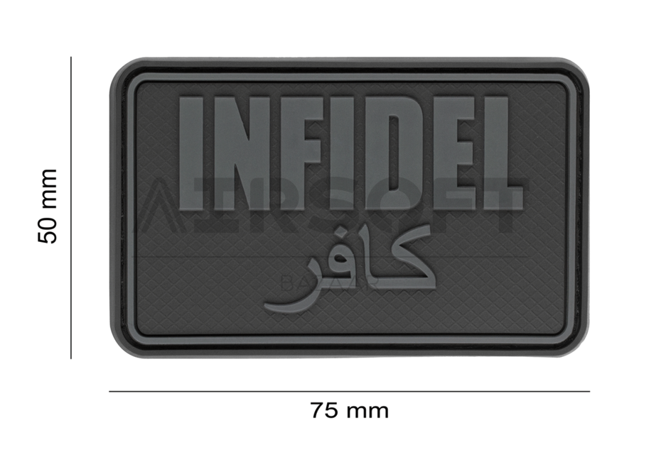 Infidel Large Rubber Patch