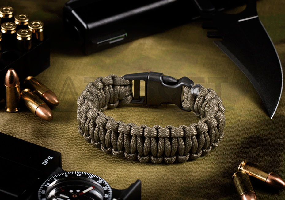 Paracord Bracelet Army Green