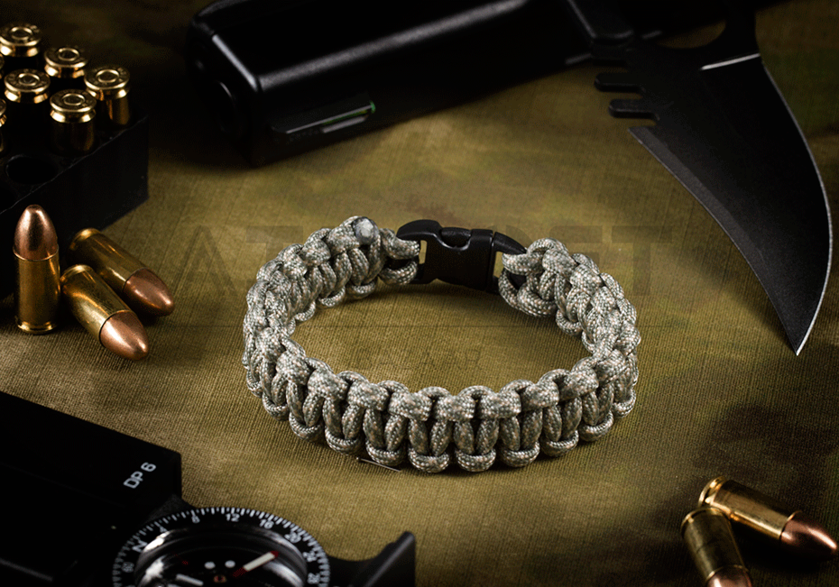 Paracord Bracelet Small Buckle ACU Camo