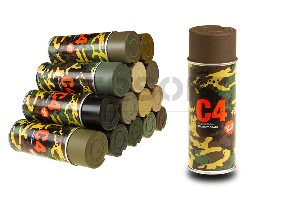 C4 Mil Grade Color Spray RAL8027