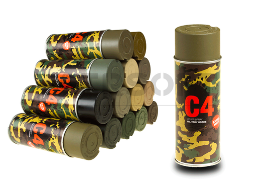 C4 Mil Grade Color Spray RAL6040