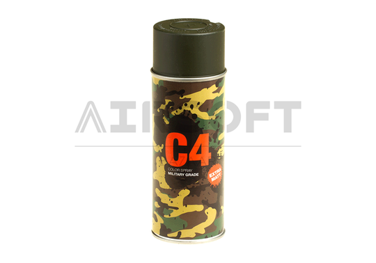 C4 Mil Grade Color Spray OD Green