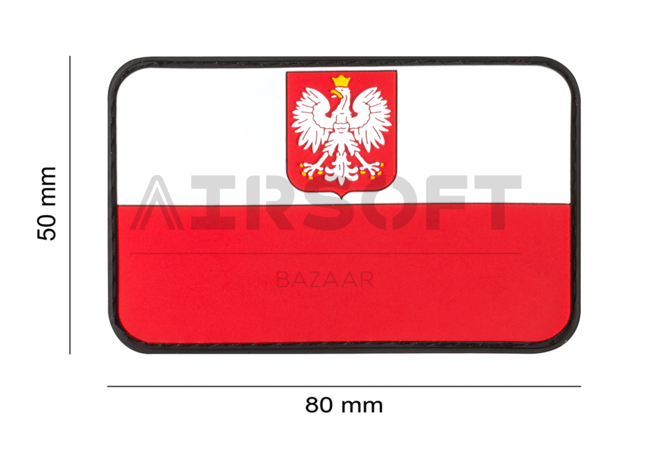 Poland Flag Rubber Patch