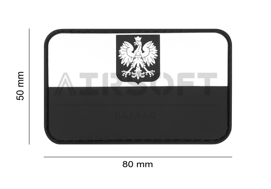 Poland Flag Rubber Patch