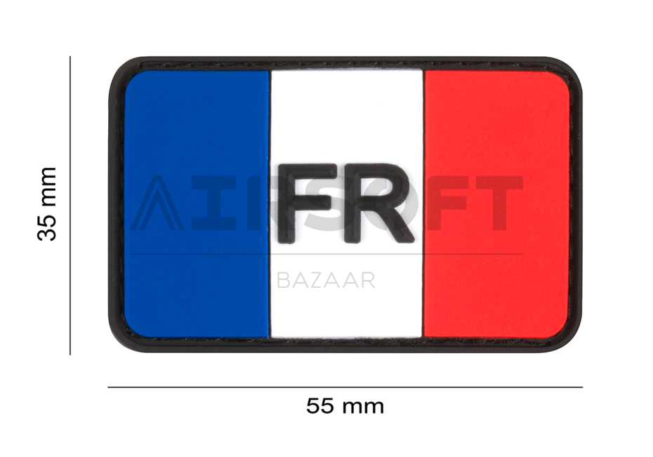 France Flag Rubber Patch