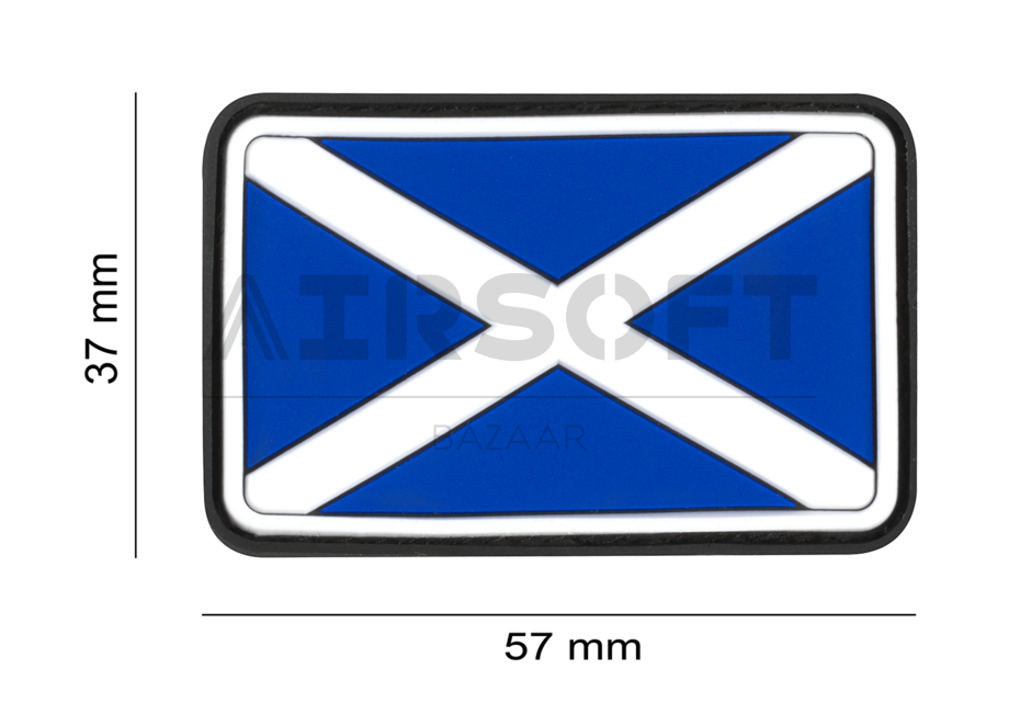 Scotland Flag Rubber Patch