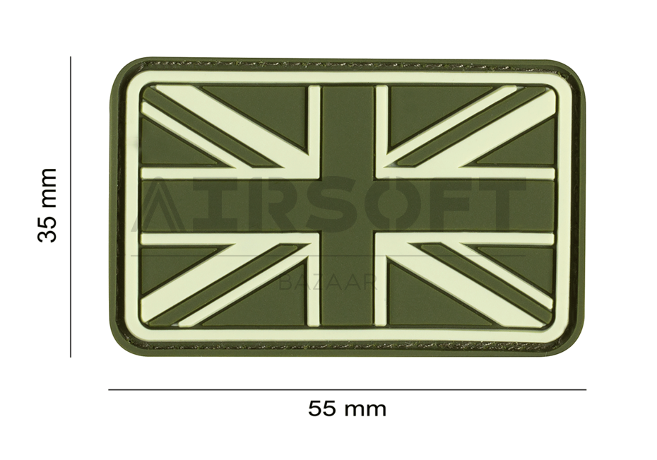 Small Great Britain Flag Rubber Patch