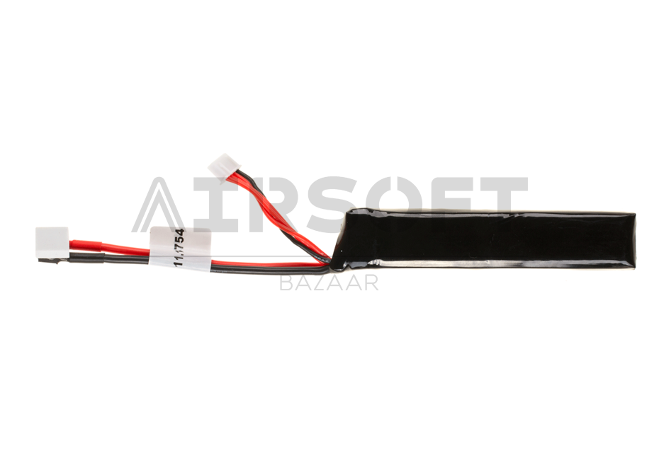 LiPo 11.1V 1100mAh 20C Stock Tube Type Mini T-Plug