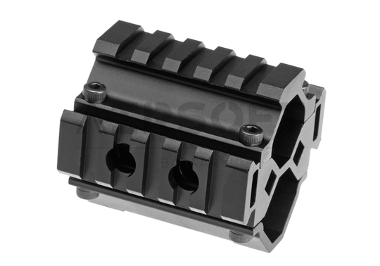 Triple Rail Shotgun Barrel Mount 5-Slot