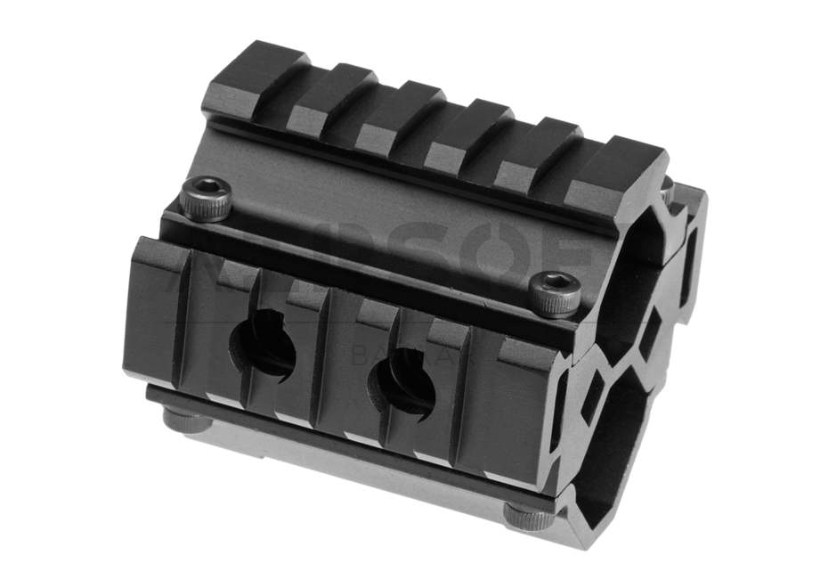 Triple Rail Shotgun Barrel Mount 5-Slot